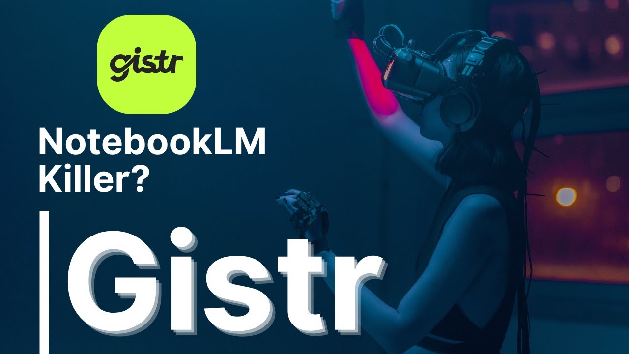NotebookLM Killer? || How Gistr takes YouTube research to the next level