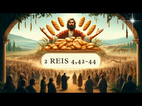 O milagre dos pães de Eliseu | 2 Reis 4,42-44 | Histórias Bíblicas com Oração | 150