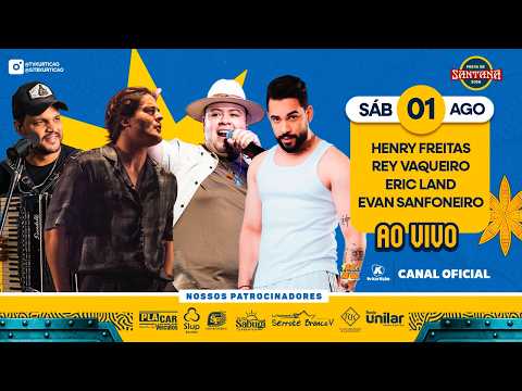 HENRY FREITAS, REY VAQUEIRO, ERIC LAND E EVAN SANFONEIRO | Festa de Sant’Ana | 01.08.2026