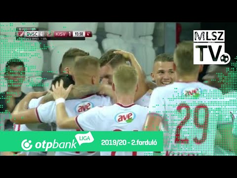 Pávkovics Bence Gábor gólja a DVSC – Kisvárda Master Good mérkőzésen
