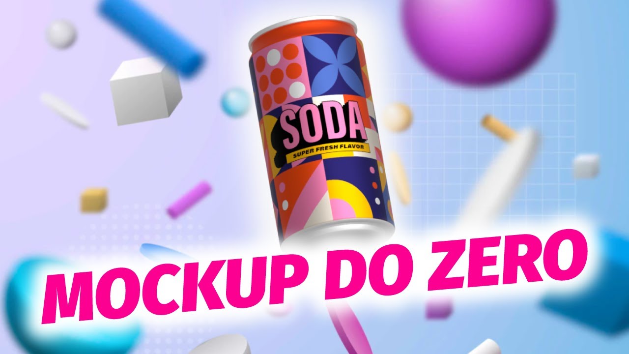 MOCKUP de EMBALAGEM no ILLUSTRATOR – muito simples!