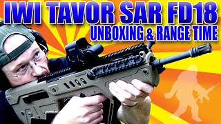 IWI Tavor® FDE SAR FD18 unboxing and range time
