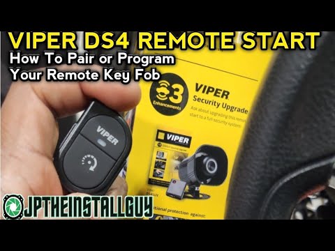 how to pair program your viper ds4 remote key fob to your remote start