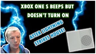Xbox One S Beeps But Won't Turn On After Lightning Strike - Component Level Diagnostics And Repair