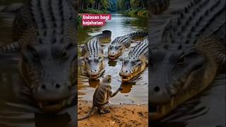 Download lagu Balasan  bagi kejahatan #pencintahewan #animals #satwa #wildlife #monyet  #satwalangka  #buaya mp3