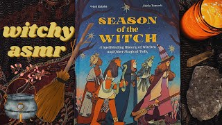 History of Witches Book ASMR Read-Through 🧹✨ Soft-spoken, page turning, tracing, light tapping