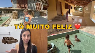 1º MÓVEL COMPREI UM SOFÁ PRA NOSSA CASA DO SÍTIO *NOVIDADES DA OBRA*