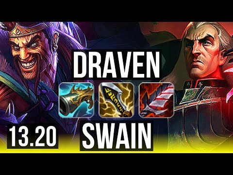 DRAVEN & Blitz vs SWAIN & Taric (ADC) | 5.1M mastery, 12/2/13, 1200+ games | NA Master | 13.20