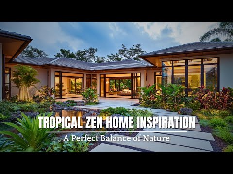 Tropical Zen Home Inspiration: A Perfect Balance of Nature