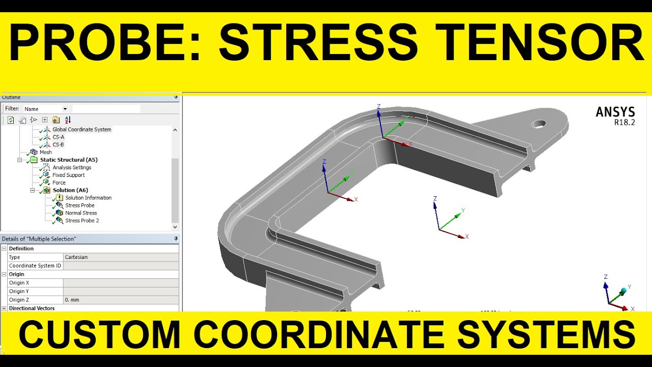 Ansys workbench tutorials 103 | Static structural analysis of C-clamp