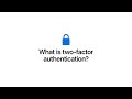 What is two-factor authentication? | Apple Support