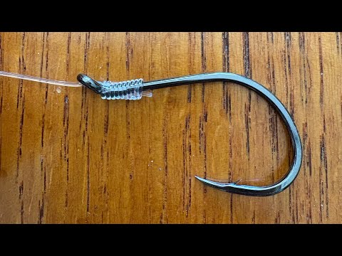 The right way to snell a fishing hook 