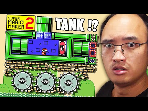 CE MEC A VRAIMENT CONSTRUIT UN TANK SUR SUPER MARIO MAKER 2 😂