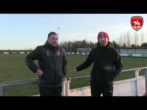 POST MATCH - Godmanchester Rovers vs Coventry United, with Ivor Lawton and Craig Jones