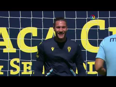 Calentamiento Cádiz CF vs Villarreal CF