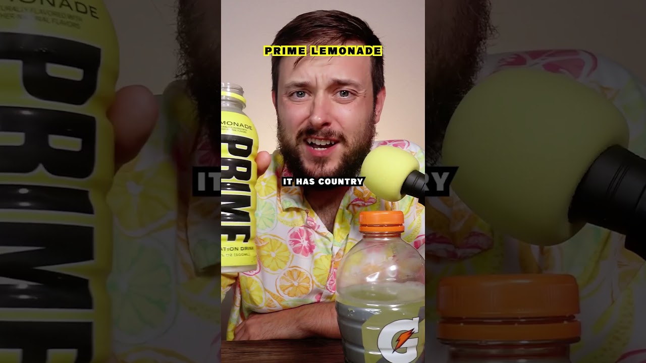 PRIME Lemonade VS Gatorade Lemonade