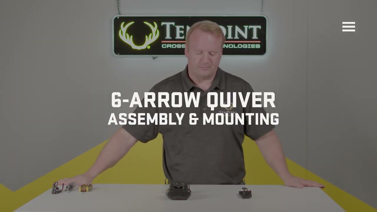 <h6>Assembling and Mounting a 6-Arrow Quiver on a TenPoint Crossbow</h6>