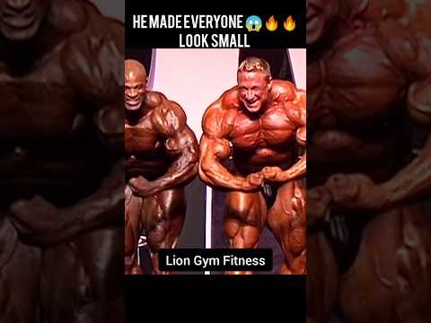 HE MADE EVERYONE LOOK SMALL IN THE GAME- Markus Ruhl the giant #shorts #bodybuilding