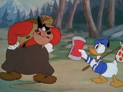 Pato Donald , o lenhador (1940)
