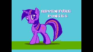 ADVENTURE PONIES  Ver. 0.90 =+ ATARI 800 XL += TITLE VERSION