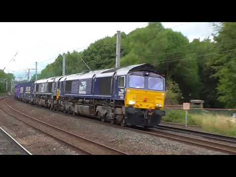 66432/66305 4m48 Mossend - Daventry Tesco. Sun. 12th August 2018