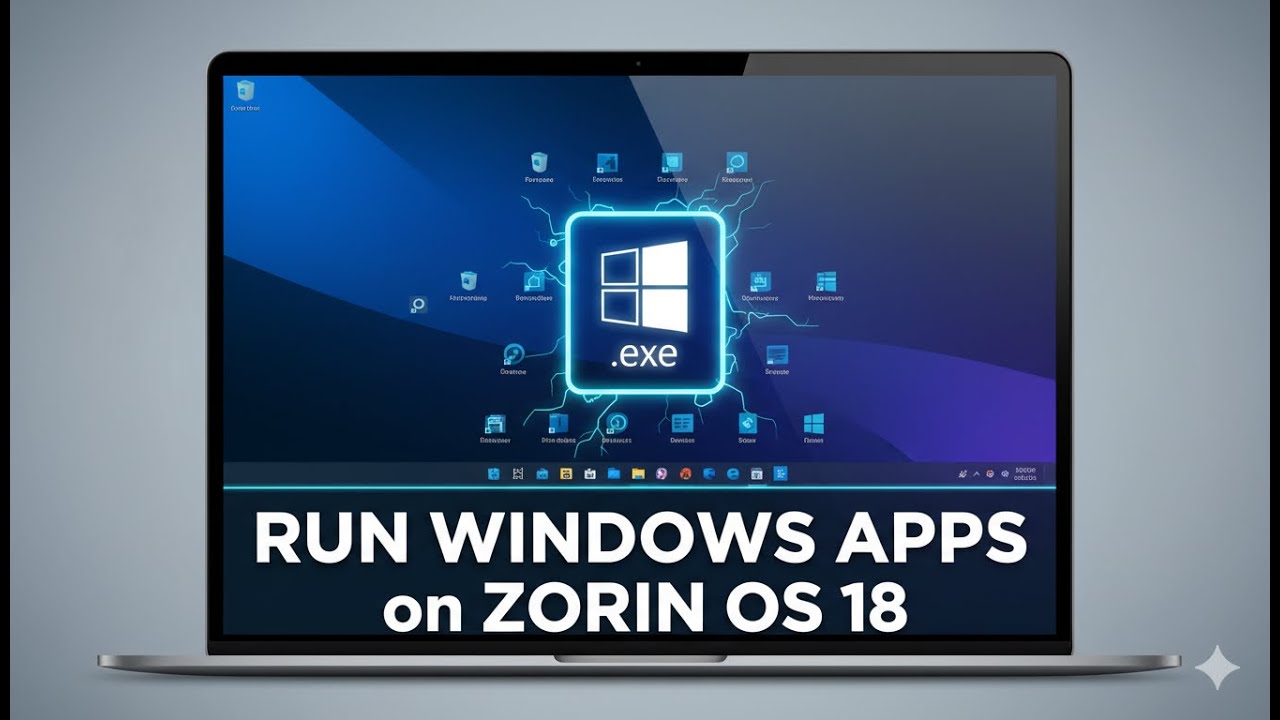 How to Install Windows Apps on Zorin OS 18 | Run EXE Files Easily ( No Commands Needed )