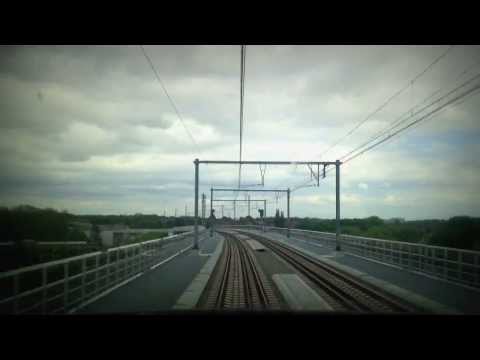HD Train Timelapse TGV Thalys Brussels to Amsterdam
