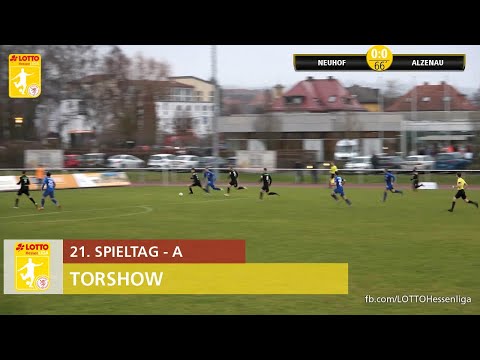 Torshow 21. Spieltag LOTTO Hessenliga 2021/2022 - Gruppe A