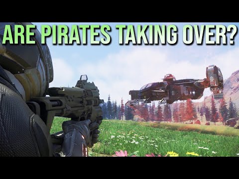 Are Pirates Taking Over Star Citizen? | Saving A Trader From Pirates