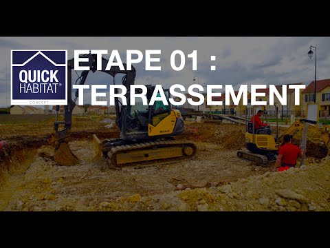 01/11 - LE TERRASSEMENT D'UNE MAISON INDIVIDUELLE