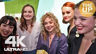 Marli Siu, Abigail Lawrie, Sally Messham, Rona Morison, Tallulah Grieve on Our Ladies at premiere video