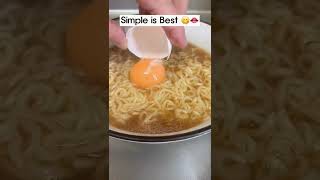 Raw Egg in Ramen 😋😋😋👄👄#asmr #shortvideo #shorts