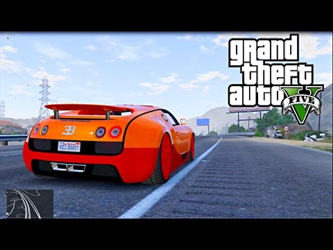 GTA V PC - MODS - Mod - bugatti veyron - 0.100-kmh PcVideos.