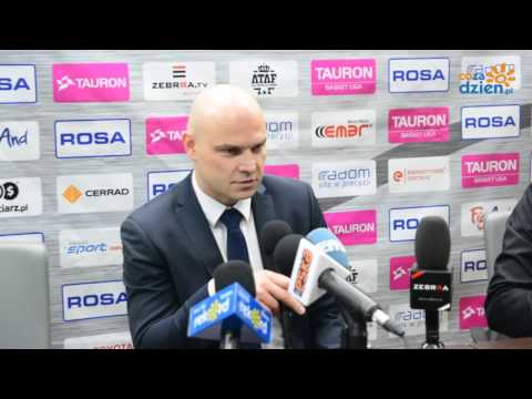 Wojciech Kamiński po meczu Rosa Radom - Sodertalje Kings