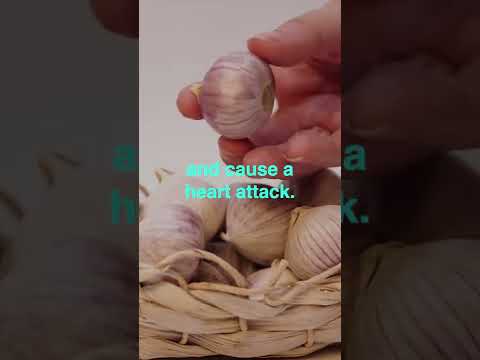 If you eat 1 to 2 cloves of raw garlic a day, you could prevent heart attacks and formation of clot
