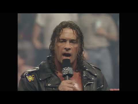 Bret Hart turns Heel - Raw after Wrestlemania 13 & Trashes his American Fans! (Part 1)