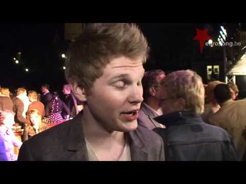 Interview Paradise Oskar Finland Eurovision 2011 at the Dutch party in Düsseldorf