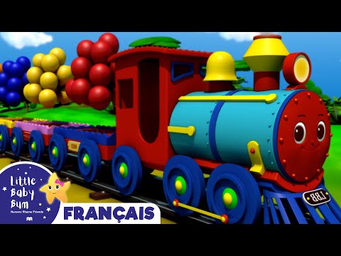 Le train des couleurs - Comptines et Chansons pour Bébés | Little Baby Bum en Français