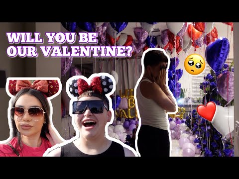 WE ASKED LOUIE TO BE OUR VALENTINE 🥺❤️