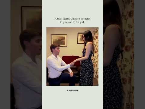 He learned her language secretly… just to propose.