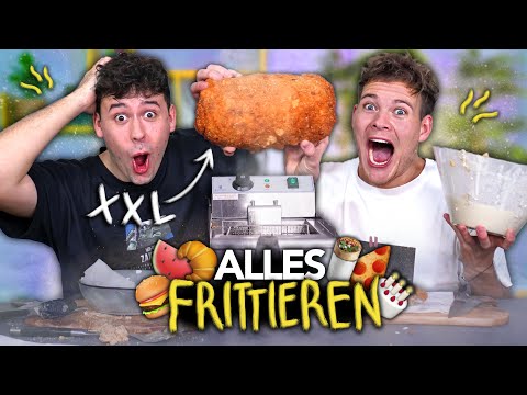 2 IDIOTEN FRITTIEREN ALLES in XXL mit CrispyRob | Joey's Jungle