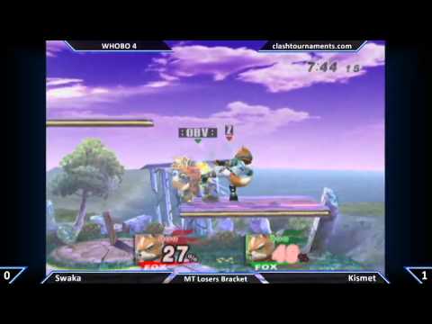 WHOBO 4 - Kismet vs Swaka - Mid Tiers - SSBB