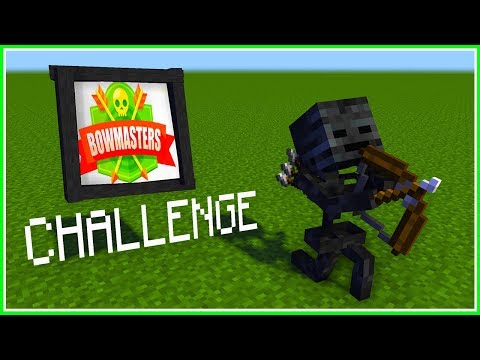 Monster School : BOWMASTERS CHALLENGE - Minecraft Animation