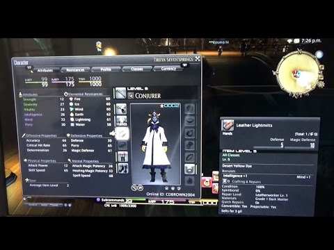 FF 14 Treiya Seven'springs *\ # 10 Level 5 Conjurer