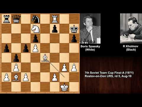 A Must See: Boris Spassky vs Ratmir Kholmov (1971)