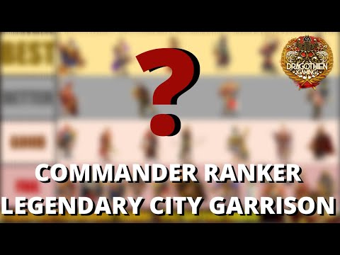 Legendary Commander Ranker Series - City Garrison Edition - Rise of Kingdoms