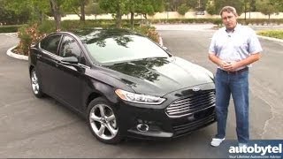 2014 Ford Fusion SE Test Drive Video Review w/ 1.5 Liter EcoBoost Engine Option