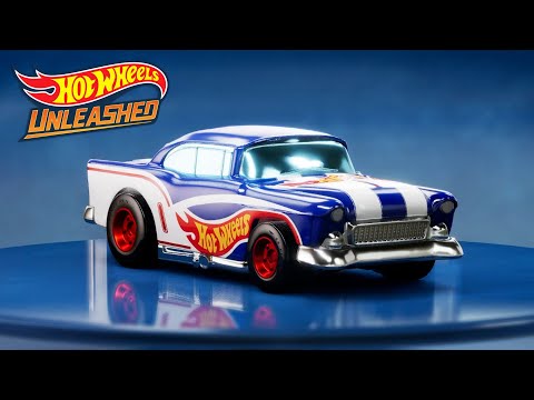 Hot Wheels Unleashed: 55 Chevy Race In Magnetic Fields & Jurassic