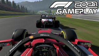 F1 2021 Gameplay  Charles Leclerc in Ferrari at Re