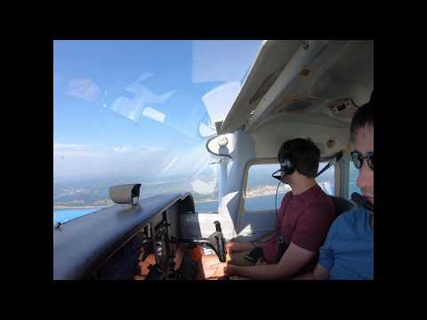 Flying to Mackinac Island